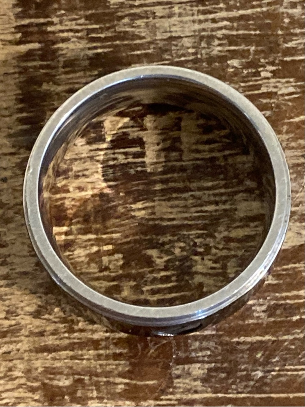 Aldo Black and Silver Screw Accent Men's Ring Size 8.5 - Picture 12 of 13